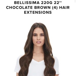 Bellami Chocolate Brown 22 inch Extensions